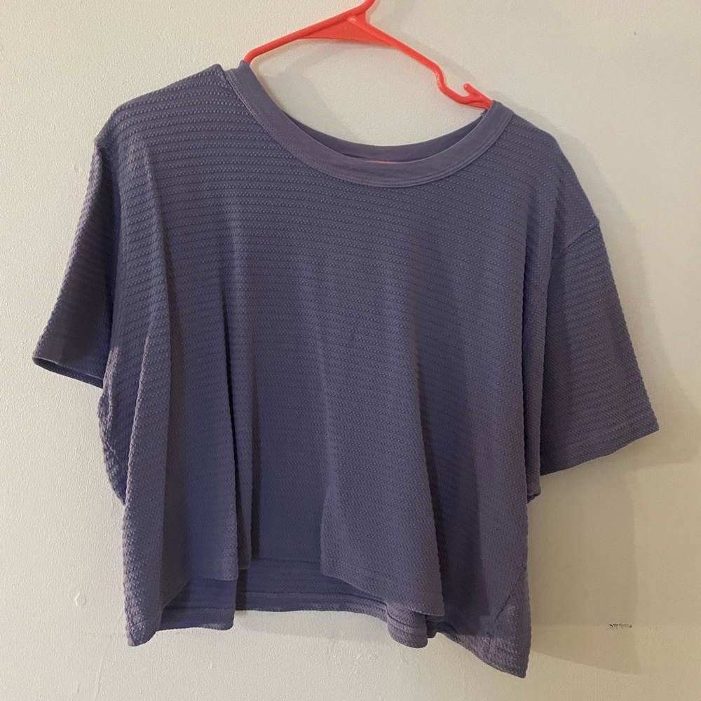 Big bud press T-shirt cropped honeycomb